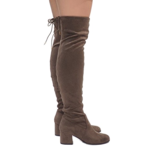 Wildlederstiefel am TE1704-3 Pfosten mehrfarbig