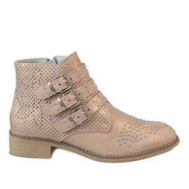 Rosa Stiefel mit HQ909 Nieten