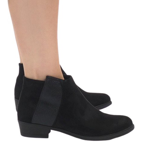 Schwarze isolierte Stiefel 88861