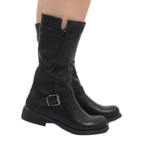 Sixth Sens Schwarze elegante Stiefel aus JW19