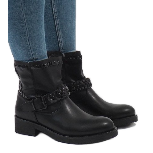 Schwarze isolierte Stiefel FC-H59