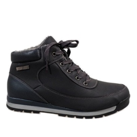 Warme Schneestiefel B9477-44 Marineblau