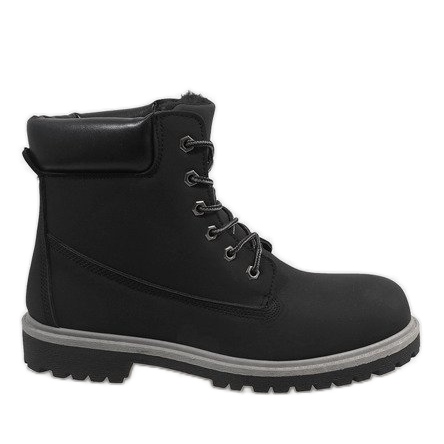Schwarze VT86-1 isolierte Stiefel