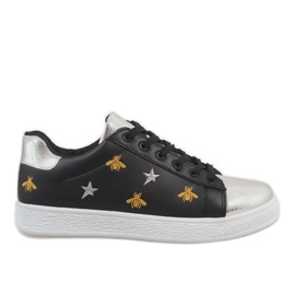 Schwarze Biene Turnschuhe T5030-1