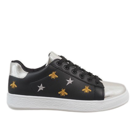 Schwarze Biene Turnschuhe T5030-1