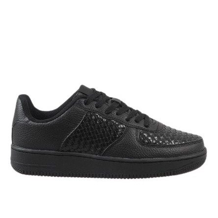 Schwarze Air Force Sportschuhe