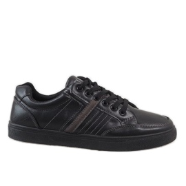 Schwarze Herren-Sneaker M7036-1