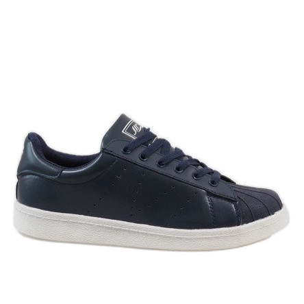 Marineblaue Herren-Sneaker B9425 navy blau