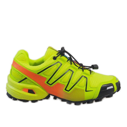 Gelbe Sport-Trekkingschuhe A1503-33