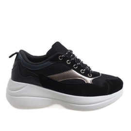 Schwarze modische Sportschuhe von 1862