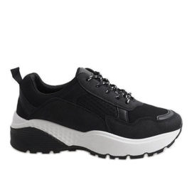 Schwarze modische Sportschuhe LT017