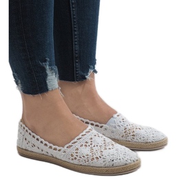 JX57P weiße Spitzenturnschuhe