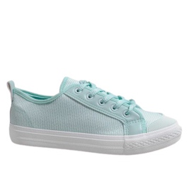 Blaue Glitzer-Sneakers BOK-1138
