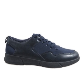 Marineblaue Herren-Sneaker A-58