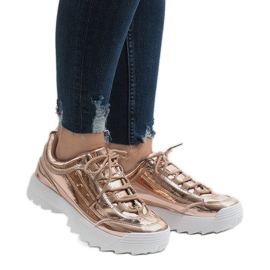 Champagner Mode Sportschuhe 82017 gelb