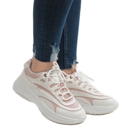 Weiße modische Sportschuhe BO-15