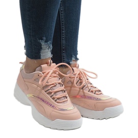 Rosa modische Sportschuhe BO-62