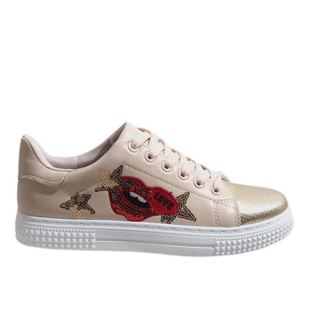 Beige Turnschuhe 6356-6