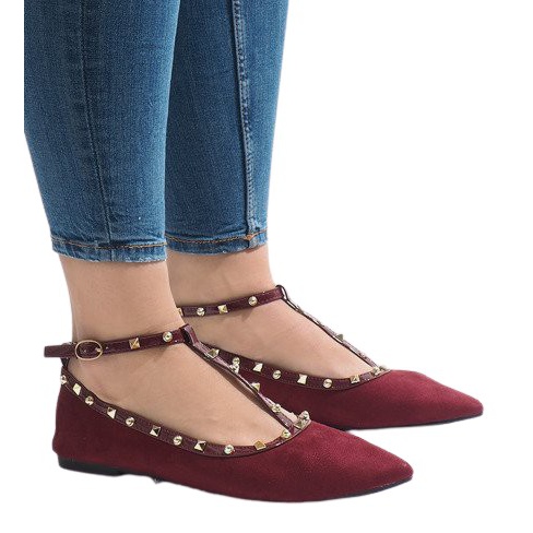 Burgunder Ballerinas 127-13 rot