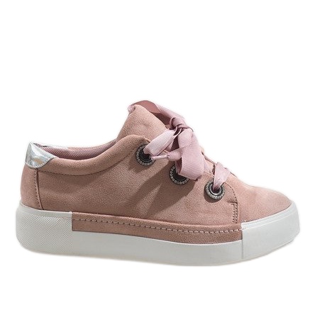 1507 pinke Schnürsneaker rosa