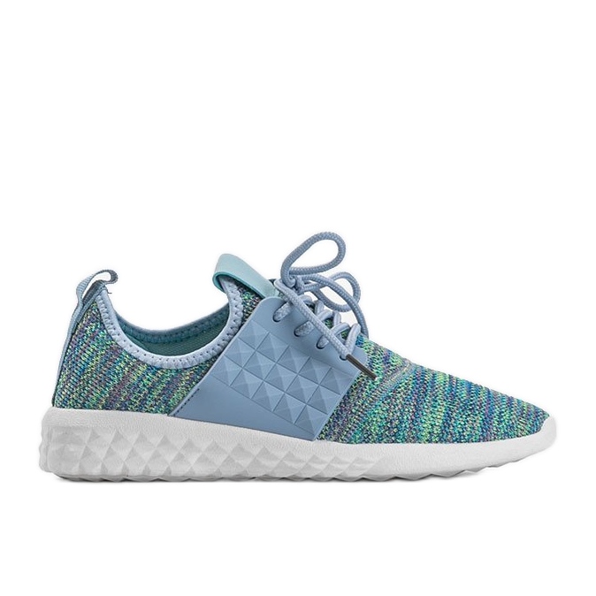 Türkisfarbene Sportschuhe HY2811 blau