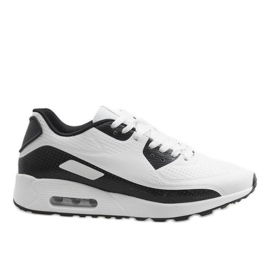 Schwarze Sportschuhe Z2014-4 weiß