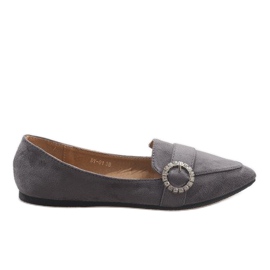 Graue Slipper aus Ballerinas DY-01