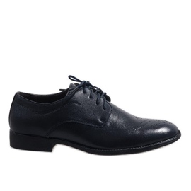 Elegante marineblaue Schuhe D181502B