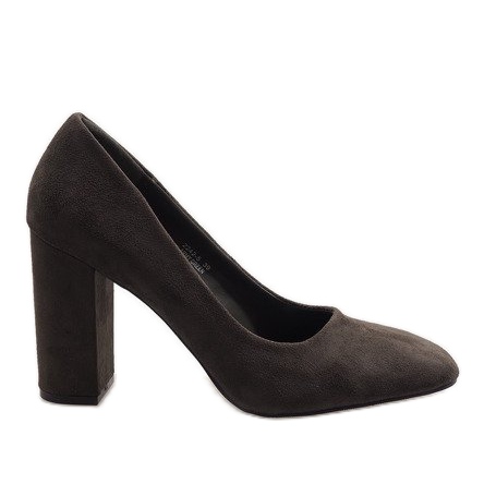 Grüne Pumps am Pfosten 2242-5 mehrfarbig