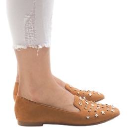 Camel Loafer Ballerinas F3262 braun