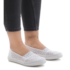 1148-Y weiße Schnürsneaker