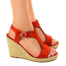 Rote Keilsandalen H-69 Espadrilles