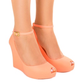 Orange Gummimeliski unbedeckt KM06-3