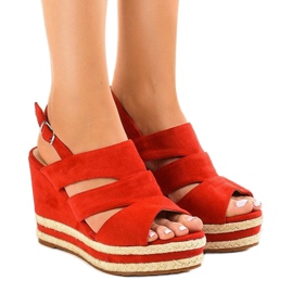 Rote Espadrilles, Keilsandalen FG6