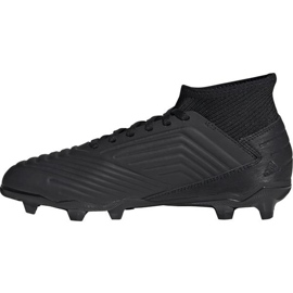 Adidas Predator 19.3 Fg Jr G25794 Fußballschuhe schwarz schwarz