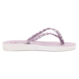Seastar Violette geflochtene Flip-Flops