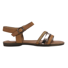 Bello Star Braune Damensandalen