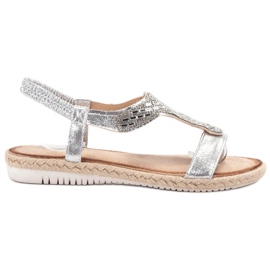 Emaks Slip-On-Sandalen mit Espadrilles grau
