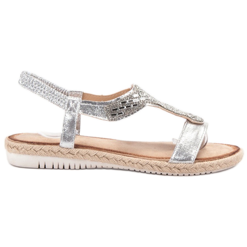 Emaks Slip-On-Sandalen mit Espadrilles grau