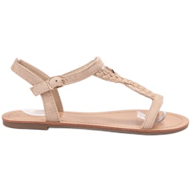 Ch. Creation Wildleder Sandalen braun