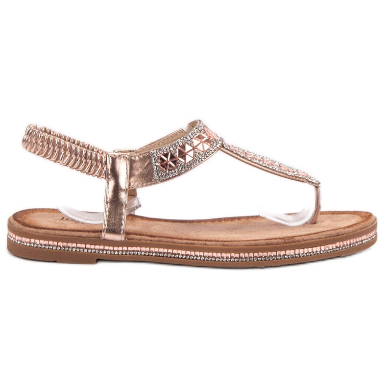 SHELOVET Rosa Sandalen aus Flip-Flops
