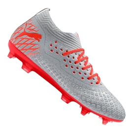 Puma Future 4.2 Netfit Fg / Ag M 105611-01 Fußballschuhe mehrfarbig grau