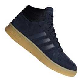 Basketballschuhe adidas Hoops 2.0 Mid M F34798 marineblau marineblau