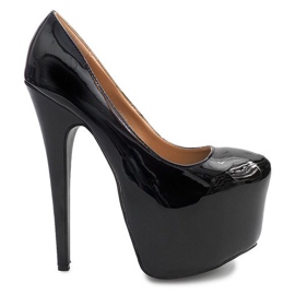 Hochlackierte Pins auf der Plattform D905 Schwarz