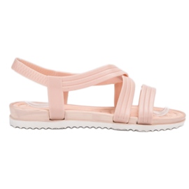 SHELOVET Slip-on Gummisandalen rosa