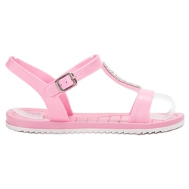 SHELOVET Gummisandalen rosa