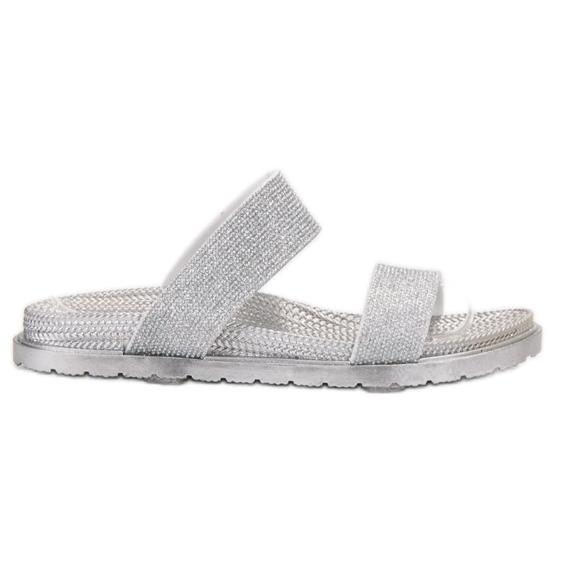 EXQUILY Modische Gummipantoffeln grau