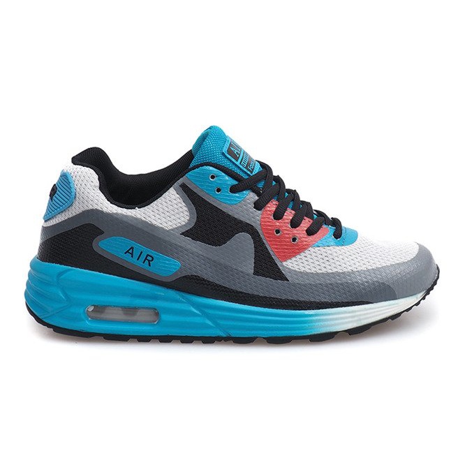 Neony Laufschuhe B306-9 Weiß schwarz blau mehrfarbig