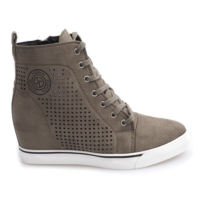 Sneakers durchbrochen XW36236 Oliv mehrfarbig grün