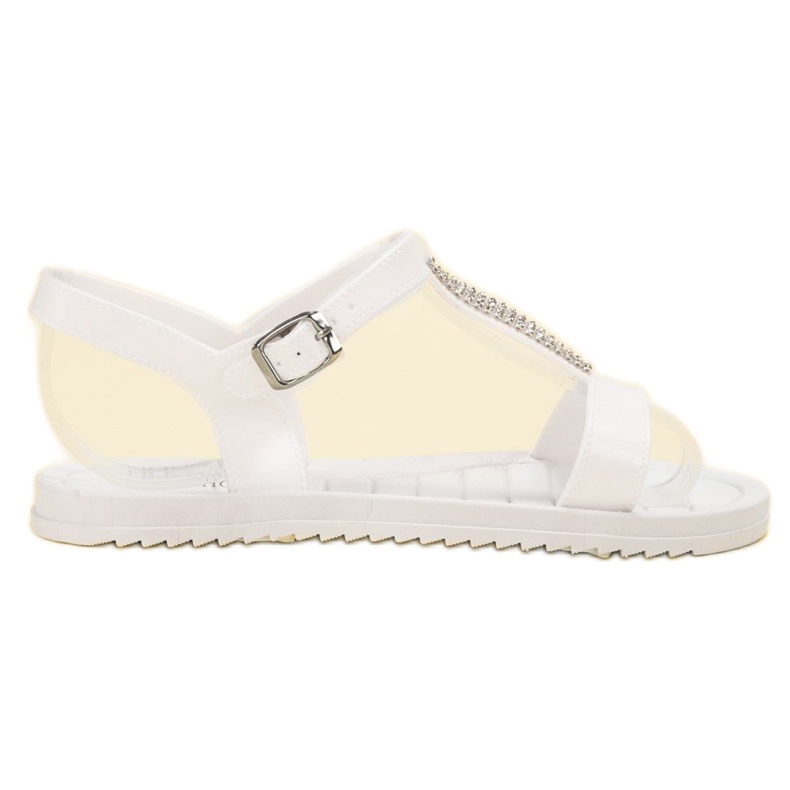 SHELOVET Gummisandalen weiß